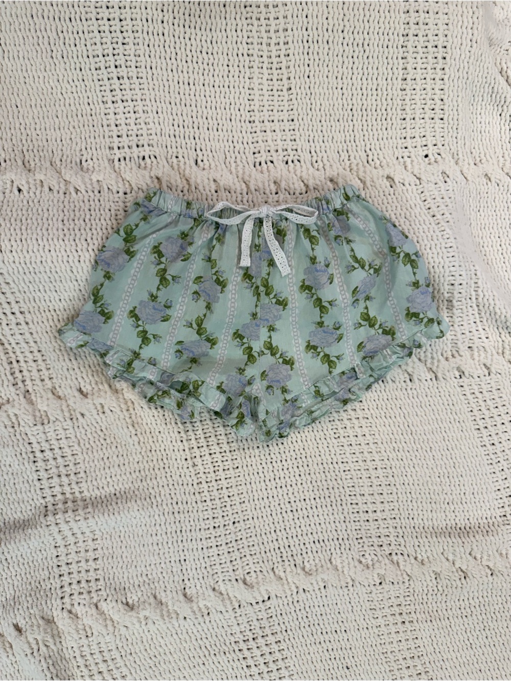 8OakLane Vintage Rose 100% Cotton Lounge shorts
